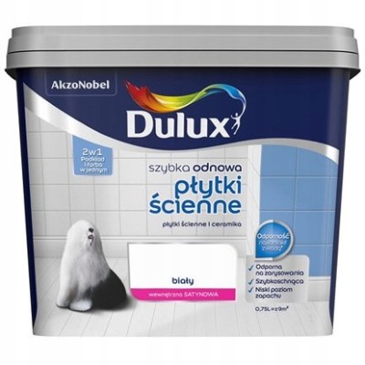 DULUX SZYBKA ODNOWA DO PŁYTEK KREMOWY BEŻ 0,75L