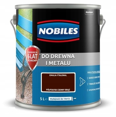 FTALONAL 5L NOBILES brąz ciemny półpołysk AKZO
