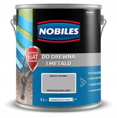 FTALONAL 5L NOBILES szary jasny półpołysk AKZO