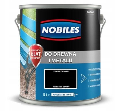 FTALONAL 5L FARBA NOBILES czarny półpołysk AKZO