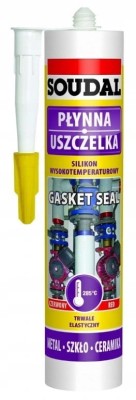 Soudal silikon wysokotemperaturowy Czerwony