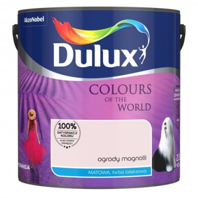 DULUX Kolory Świata farba 2,5l OGRODY MAGNOLII