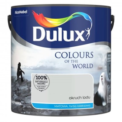 DULUX Kolory Świata farba 2,5l okruch lodu
