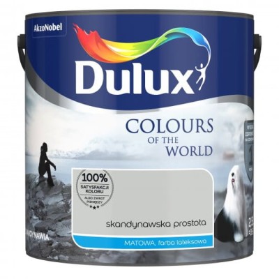 DULUX Kolory Świata farba 2,5l skandynawska prostota