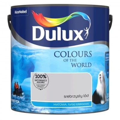 DULUX Kolory Świata farba 2,5l srebrzysty lód