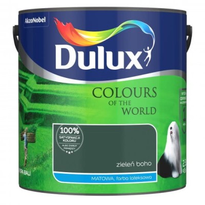 DULUX Kolory Świata farba 2,5l zieleń boho