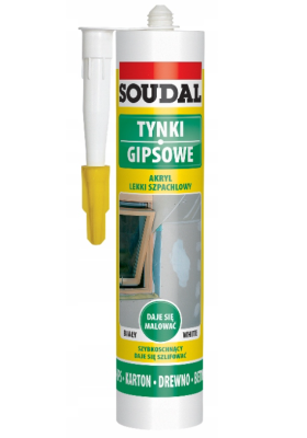 wypełn.lekki akryl szp. biały 280ml SOUDAL