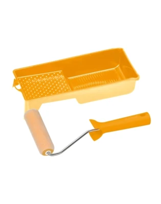 Wałek rolka - flokowany 11 cm, obustronnie zaokrąglony z kuwetą 15x32 cm CIRET