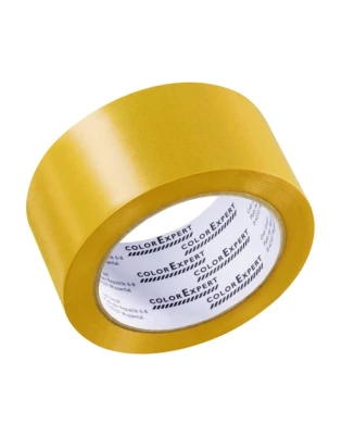 Taśma PVC 30 mm - 30 m żółta T40, UV 14 dni COLOR EXPERT