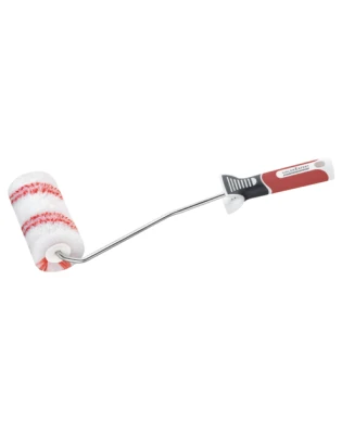 Rolka WallStar 12 cm C30 włókno ciągłe 3 x czerwony pasek 3K CIRET