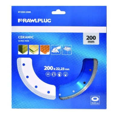 Tarcza diamentowa ceramic ciągła 200x254/2223 mm RAWLPLUG