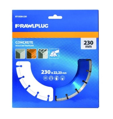 Tarcza diamentowa concrete segmentowa 230x2223 mm RAWLPLUG