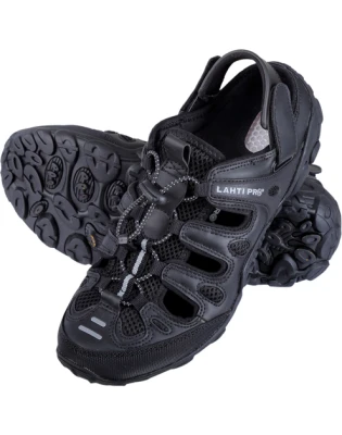 sandały dzianina czar.-szare z gum.sznur 42 LAHTIPRO L3061142