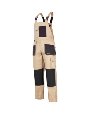 ogrodniczki beżowe 100%bawełna 3XL(60) L4060160