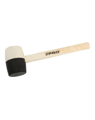 młotek gumowy czarno-biały 580g PRO