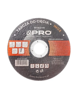 tarcza do cięcia met. 125x1.0x22mm PRO