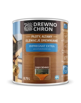 DREWNOCHRON dąb ciemny 0.75l powłokotwórczy IMPREGNAT EXTRA