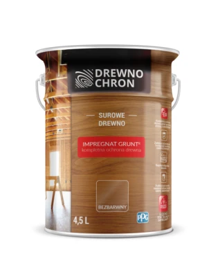 DREWNOCHRON grunt bezbarwny 4.5l IMPREGNAT