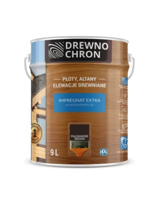 DREWNOCHRON palisander średni 9l powłokotwórczy IMPREGNAT EXTRA