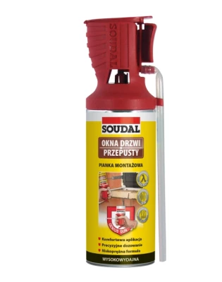 piana montaż. SOUDAL 300ml