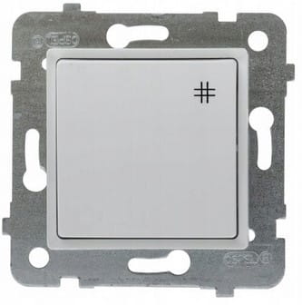 wyłącznik krzyżowy ROSA ŁP-4Q/m BIAŁY bez ramki POLMARK moduł.