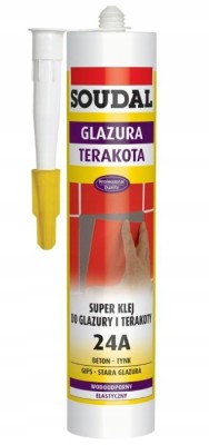 KLEJ DO GLAZURY TERAKOTY 24A 280ml SOUDAL do płytek wewnątrz
