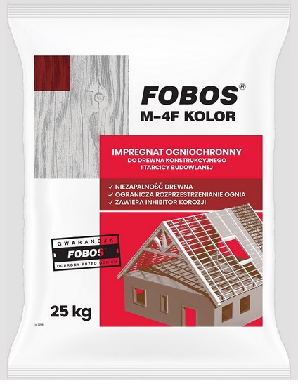 Fobos M-4F 25kg impregnat PPOŻ przeciwpożarowy do drewna ogniochronny
