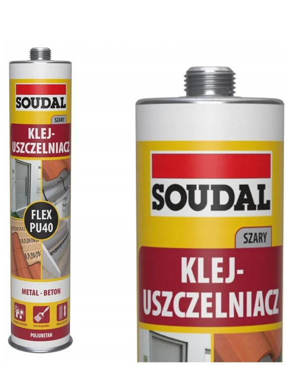 Soudal SOUDAFLEX  PU40– Uszczelniacz Poliuretanowy Szary