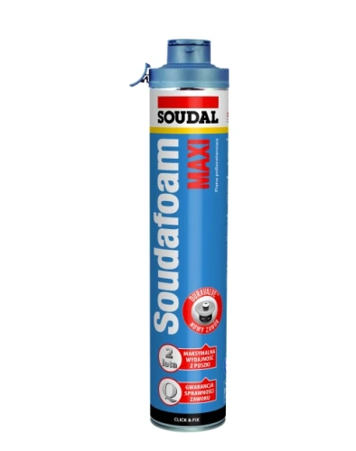 Piana pistoletowa MAXI CLICK&FIX 870ml SOUDAL