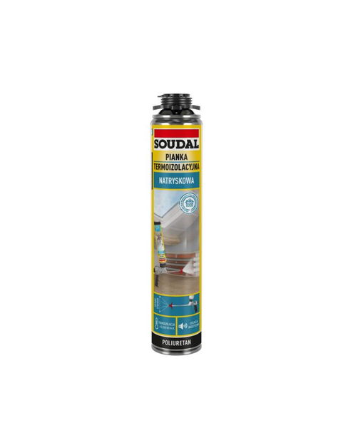 Piana pistoletowa termoizolacyjna natryskowa 700ml Soudal