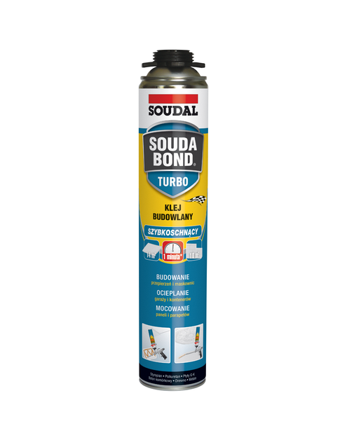 KLEJ BUDOWLANY SZYBKOSCHNĄCY SOUDABOND TURBO 750 ml