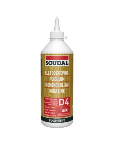 Klej do drewna 66A (D4) 750g SOUDAL