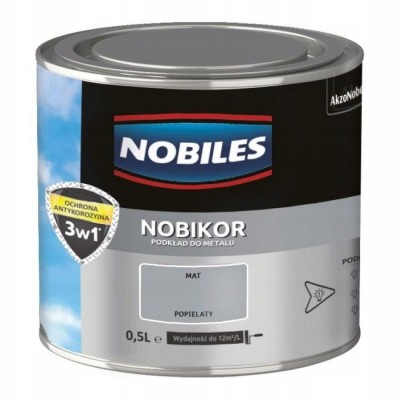 PODKŁAD FTALOWY NOBIKOR 5L POPIELATY