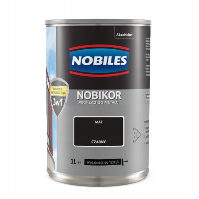 Podkład ftalowy NOBIKOR 1L czarny NOBILES