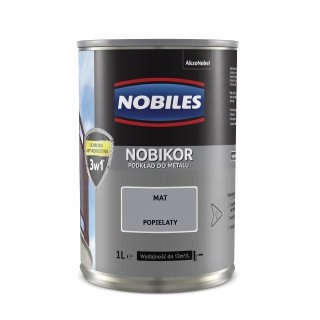 Podkład ftalowy NOBIKOR 1L popielaty NOBILES