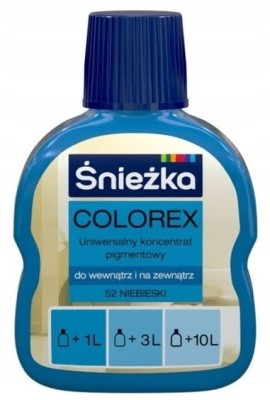 Pigment do farb COLOREX Śnieżka 100ml NIEBIESKI