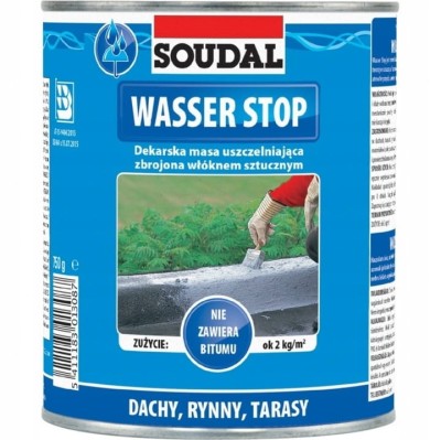 WASSER STOP 4kg SOUDAL woda stop uszczelniacz dekarski impregnacja dachów