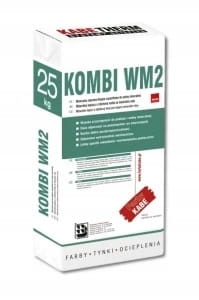 KOMBI WM2 zaprawa szpachl.do wełny 25 kg KABE
