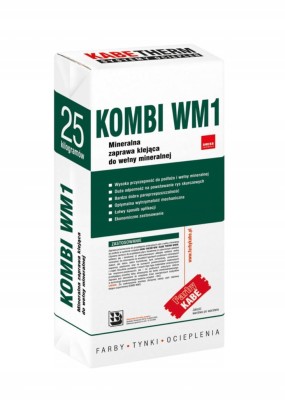 KOMBI WM1 zaprawa klej do wełny 25kg KABE