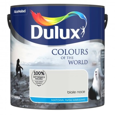DULUX Kolory Świata farba 2,5l białe noce