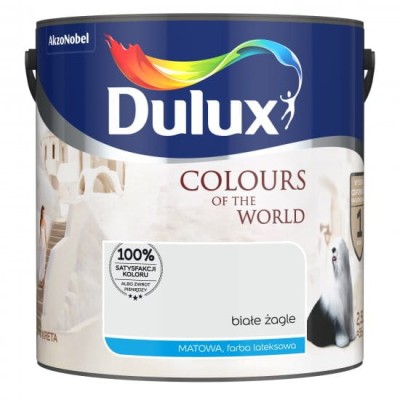 DULUX Kolory Świata farba 2,5l białe żagle