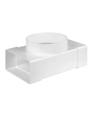 Trójnik poziomy płaski 55x110/fi100 AWENTA KP55-26/100