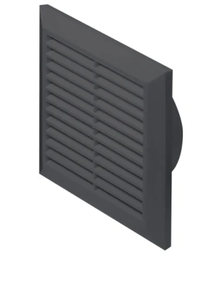 kratka went. 14x14 TUS fi125 GRAFITOWY T83GR AWENTA