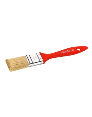 Pędzel płaski 20 mm czerwony CIRET