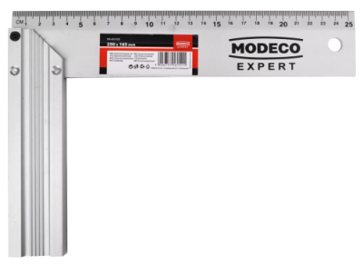 Kątownik aluminiowy 250 mm MODECO EXPERT