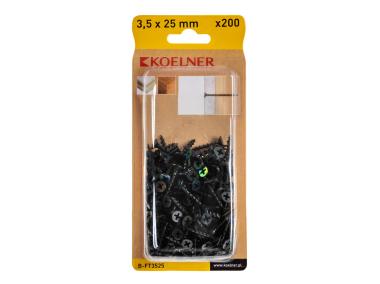 Wkręt do płyt g-k 35x25 mm do drewna 200 szt.KOELNER
