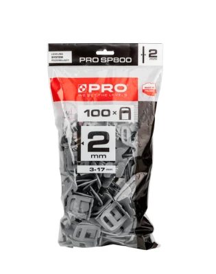 System do poziomowania PRO-SP800 KLIPSY 2.0mm (100szt.) PRO
