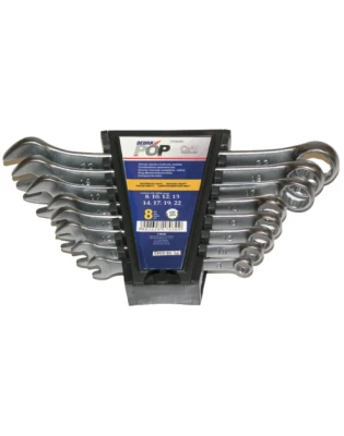 klucze pł.-oczk.CR-V 8szt (8-22mm) DED1703K