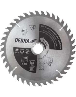 piła tarczowa 250x30/60z DED25060