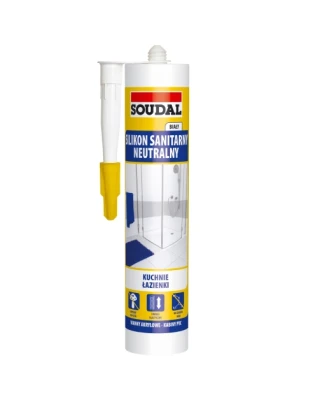 silikon neutr.sanit biały.280ml SOUDAL
